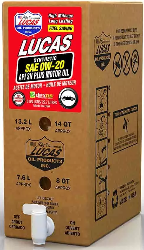 0W-20 SYNTHETIC ENGINE OIL 6G-18003
