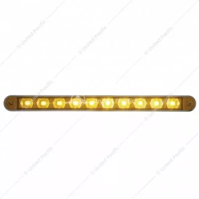 10 LED 9" Turn Signal Light Bar With Bezel