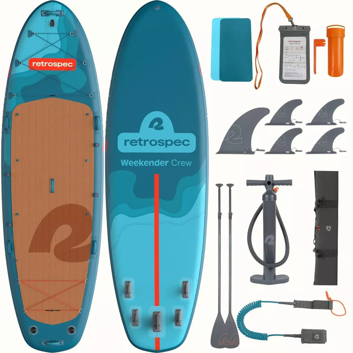 12' WEEKENDER CREW MULTI-PERSON PADDLE BOARD-6626