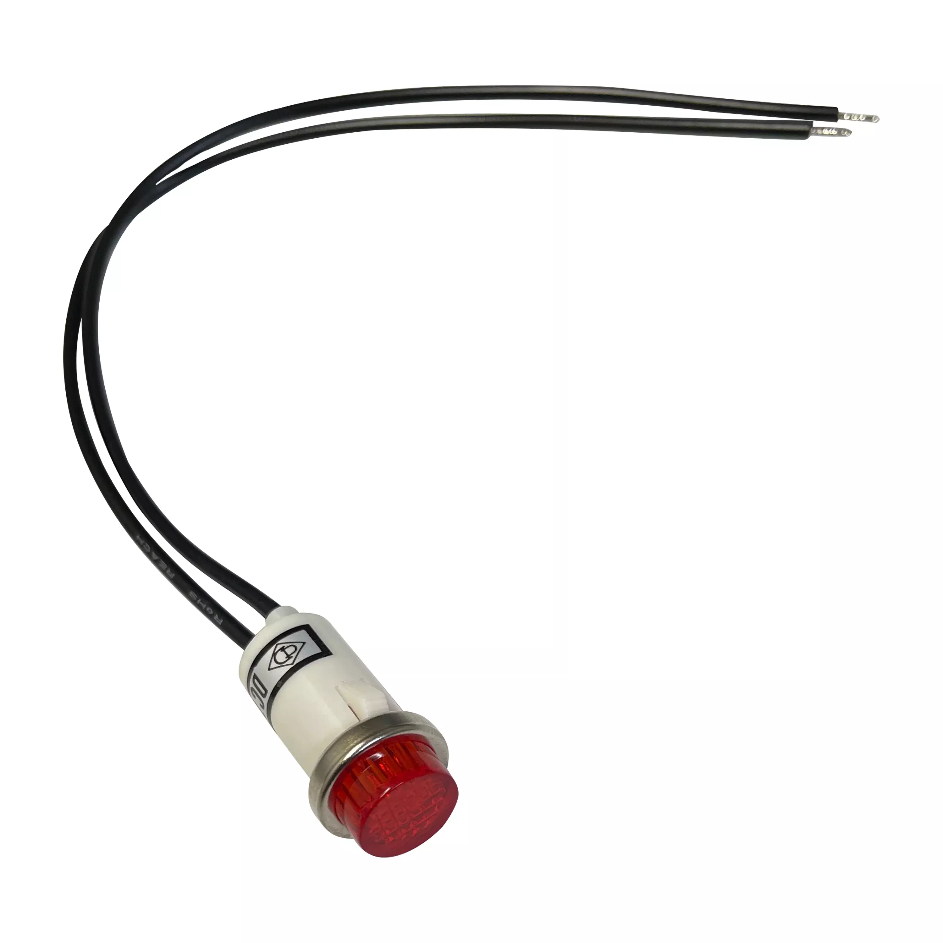 12V Incandescent Indicator Light - 1/2" Mount - Panel Light - 1 or 5 Pack