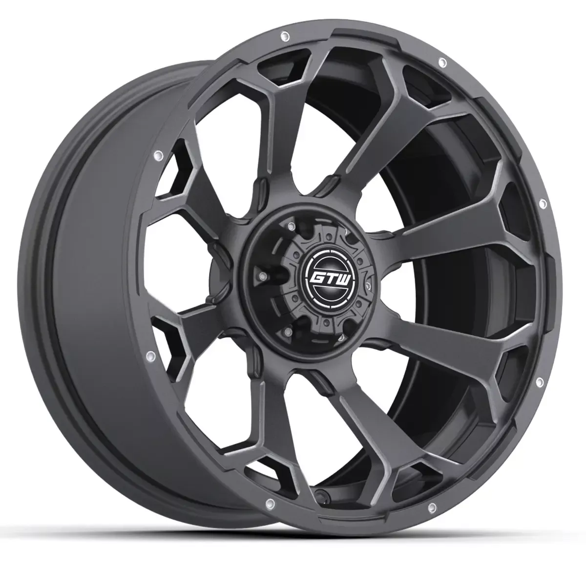 15×7 GTW Raven Off-Road Matte Gray Wheel