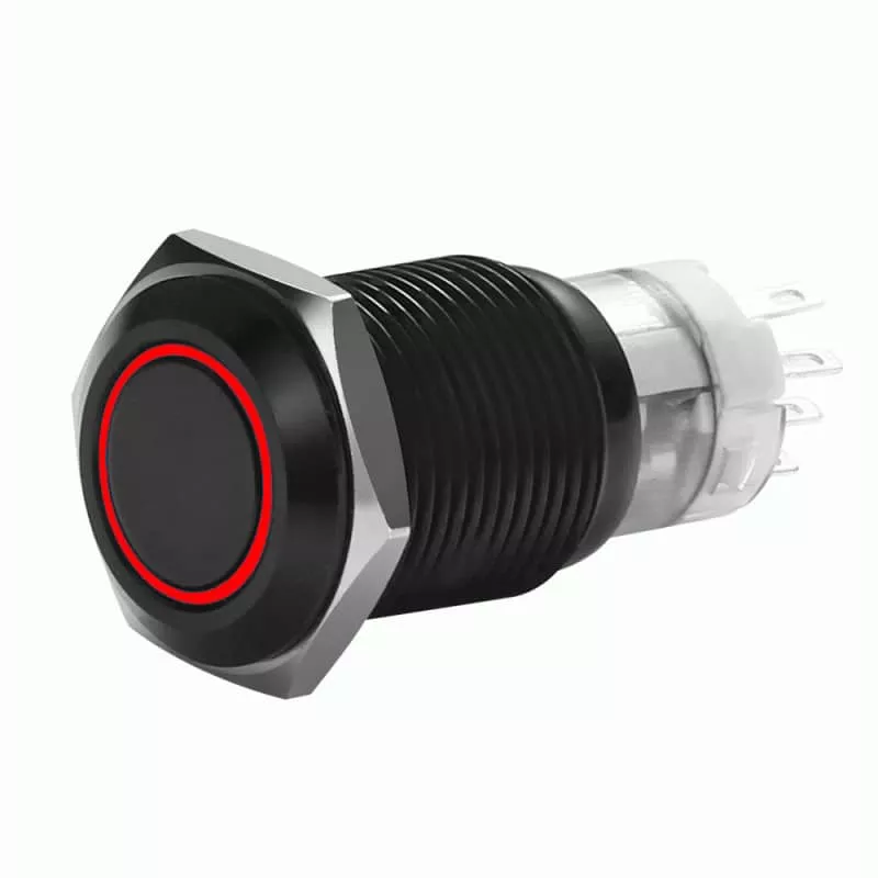 19MM BLACK MOMENTARY-MIBRBSR19