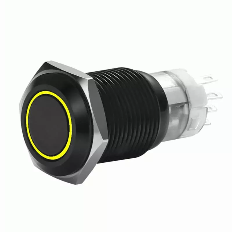 19MM BLACK MOMENTARY-MIBRBSY19