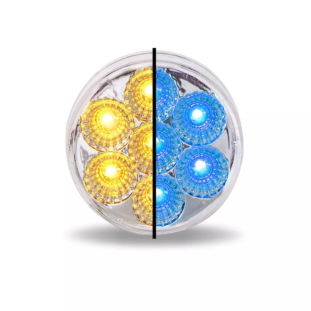 2.5" Round Dual Revolution Marker LED Light - 7 Diodes