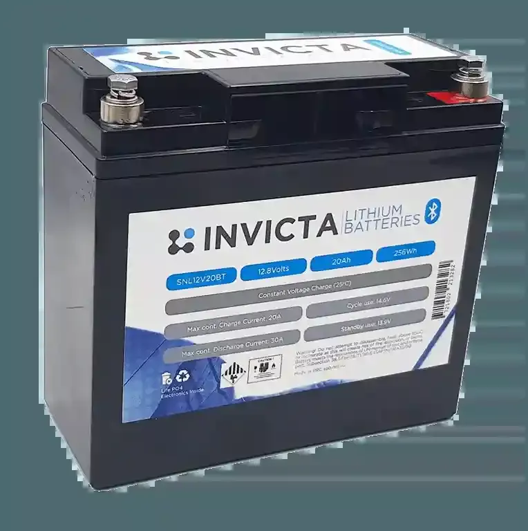 20Ah Lithium Life Po4 Invicta Battery