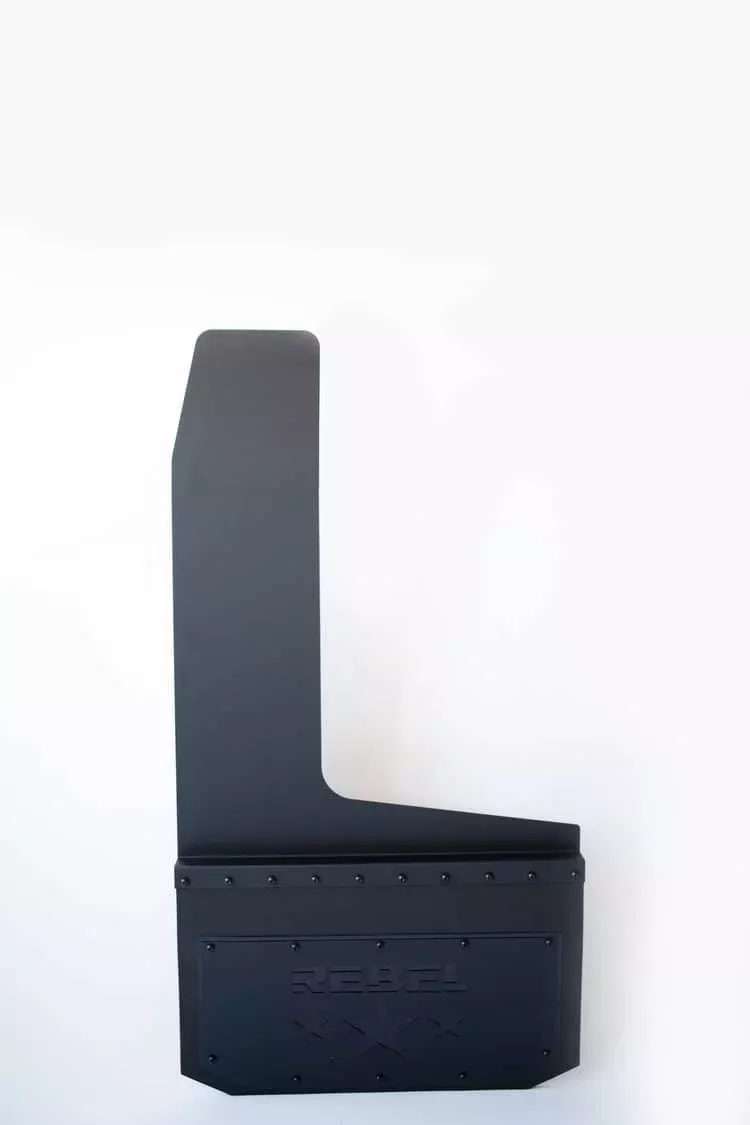 23.75" X 44.5" LONG JOHN KICKBACK DUALLY MUD FLAPS (PAIR)-RDLJKB24B
