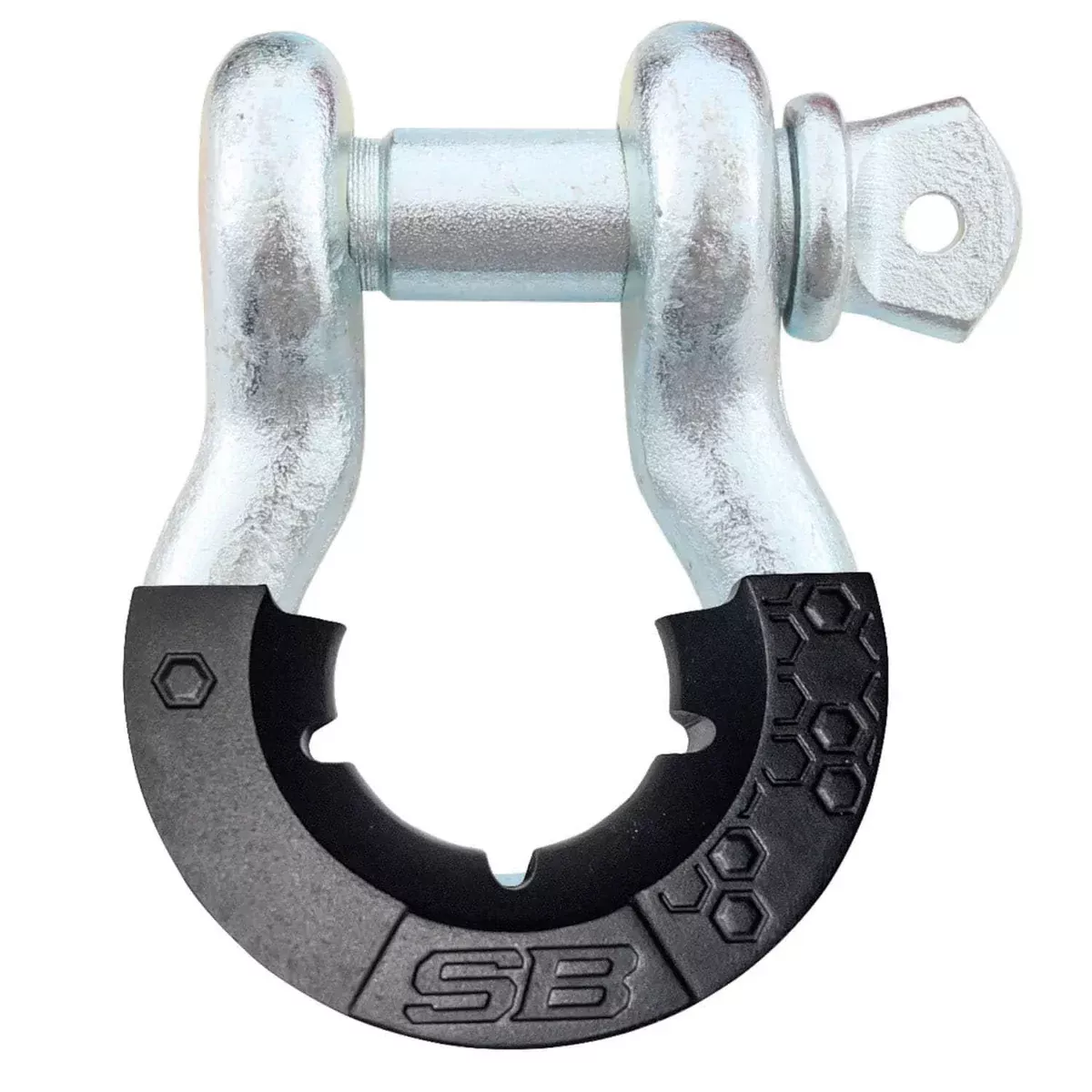 3/4" D-RING SHACKLE WITH ISOLATOR ZINC-SB23047