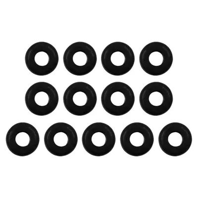 3/8" Mounting Hole Black Vinyl Grommet (13-Pack)