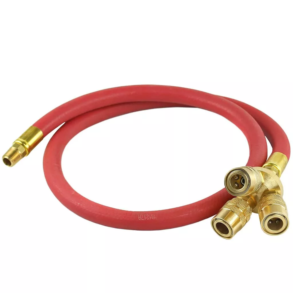 3' RUBBER AIR HOSE WITH MANIFOLD-10762