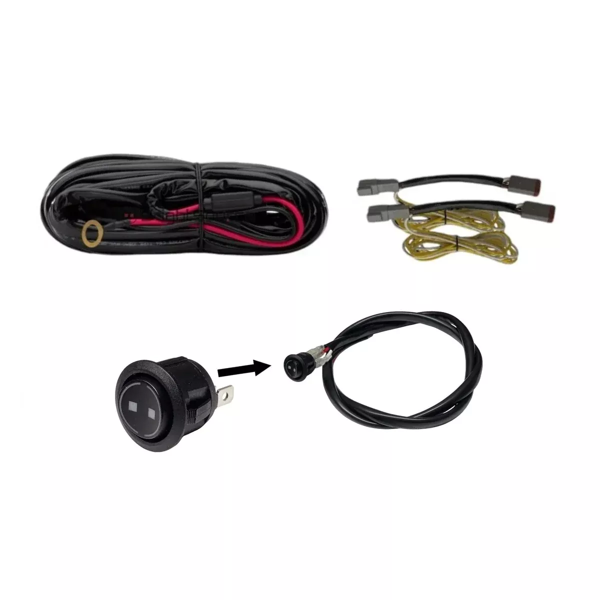 30A WIRING HARNESS FOR TWO LAMPS WITH POSITION LIGHT-73240-2