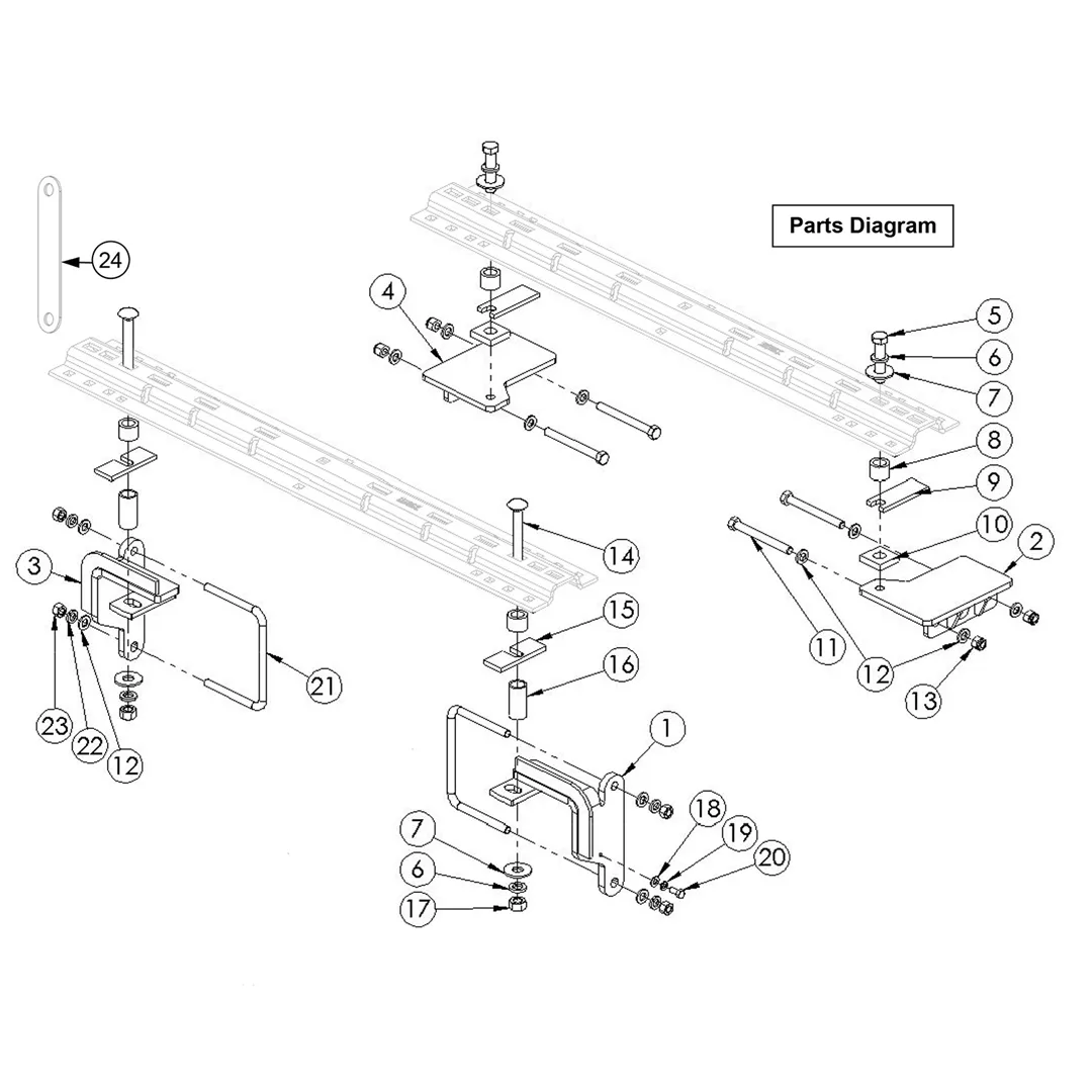 33073 -Husky Towing Bracket