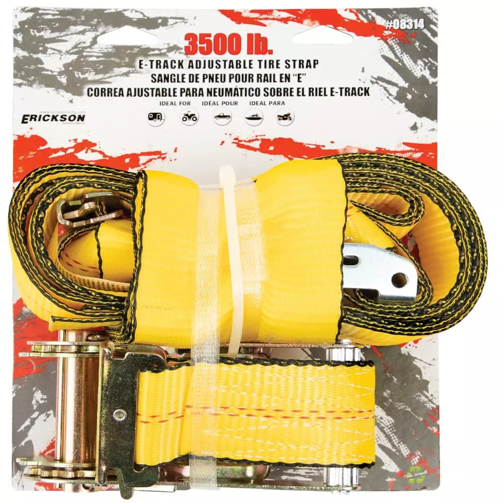 3500 LB E-TRACK ADJUSTABLE TIRE STRAP-08314