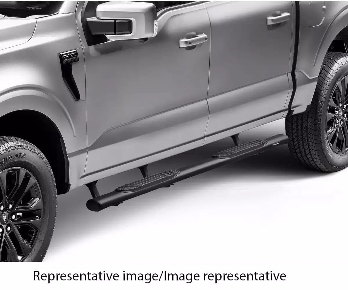 4" 1000 SERIES BLACK SIDE STEPS 07-18 GM 1500/2019 GM 1500 LD/LIMITED/ 15-19 HD GAS EXTENDED CAB-104404680T