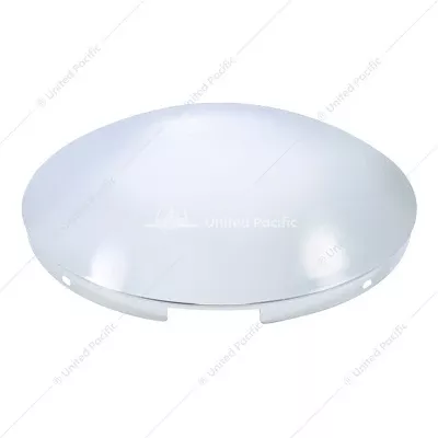 4 Even Notched Chrome Dome Front Hubcap - 7/16"