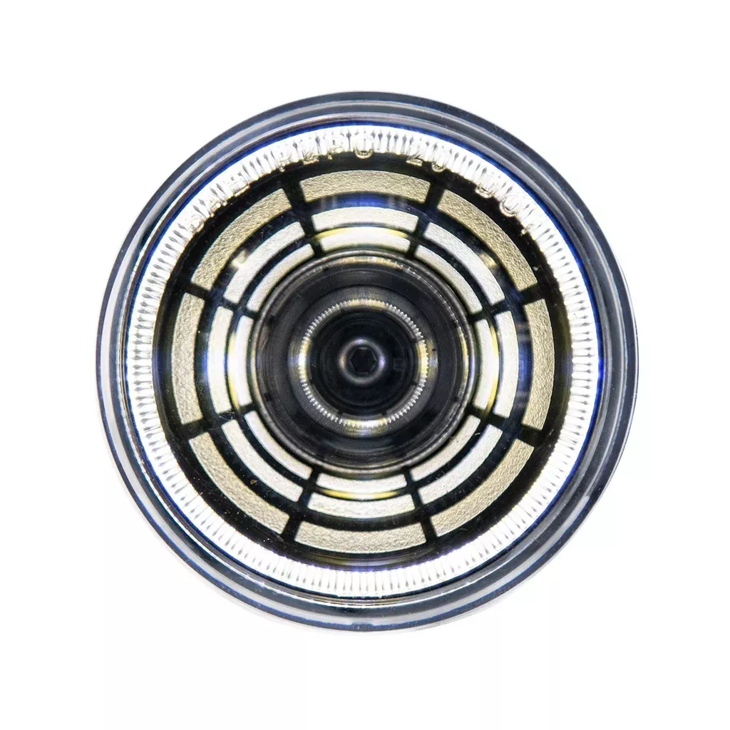4 LED 2" Round Abyss Light (Clearance/Marker) - White / Clear
