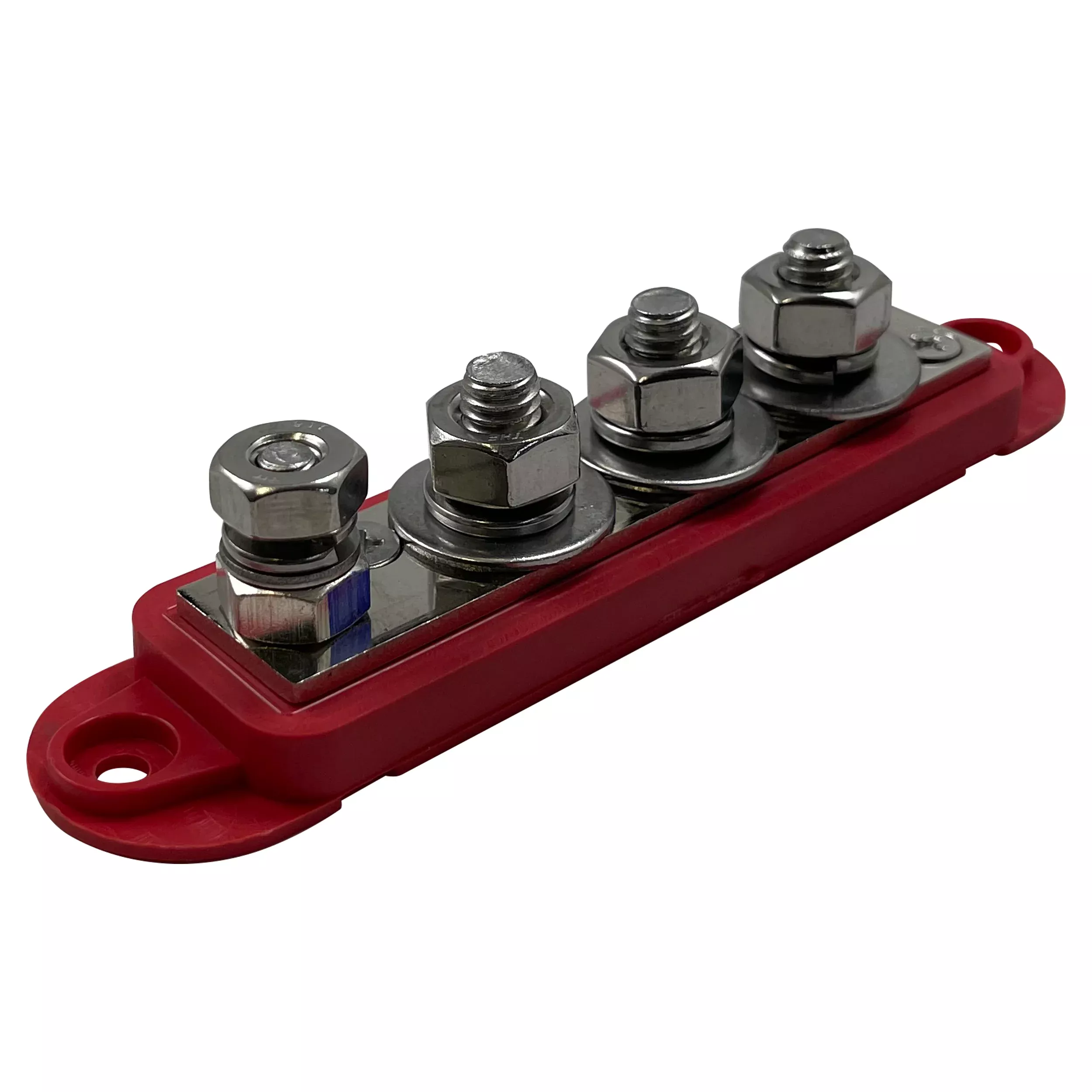 4-Point Terminal Busbar - 5/16" Power & Ground Distribution Block