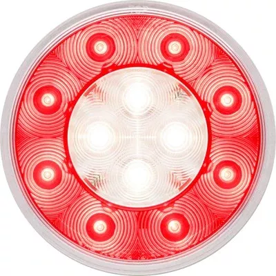 4" Round Fusion Stop Turn and Tail With Center Round Back Up