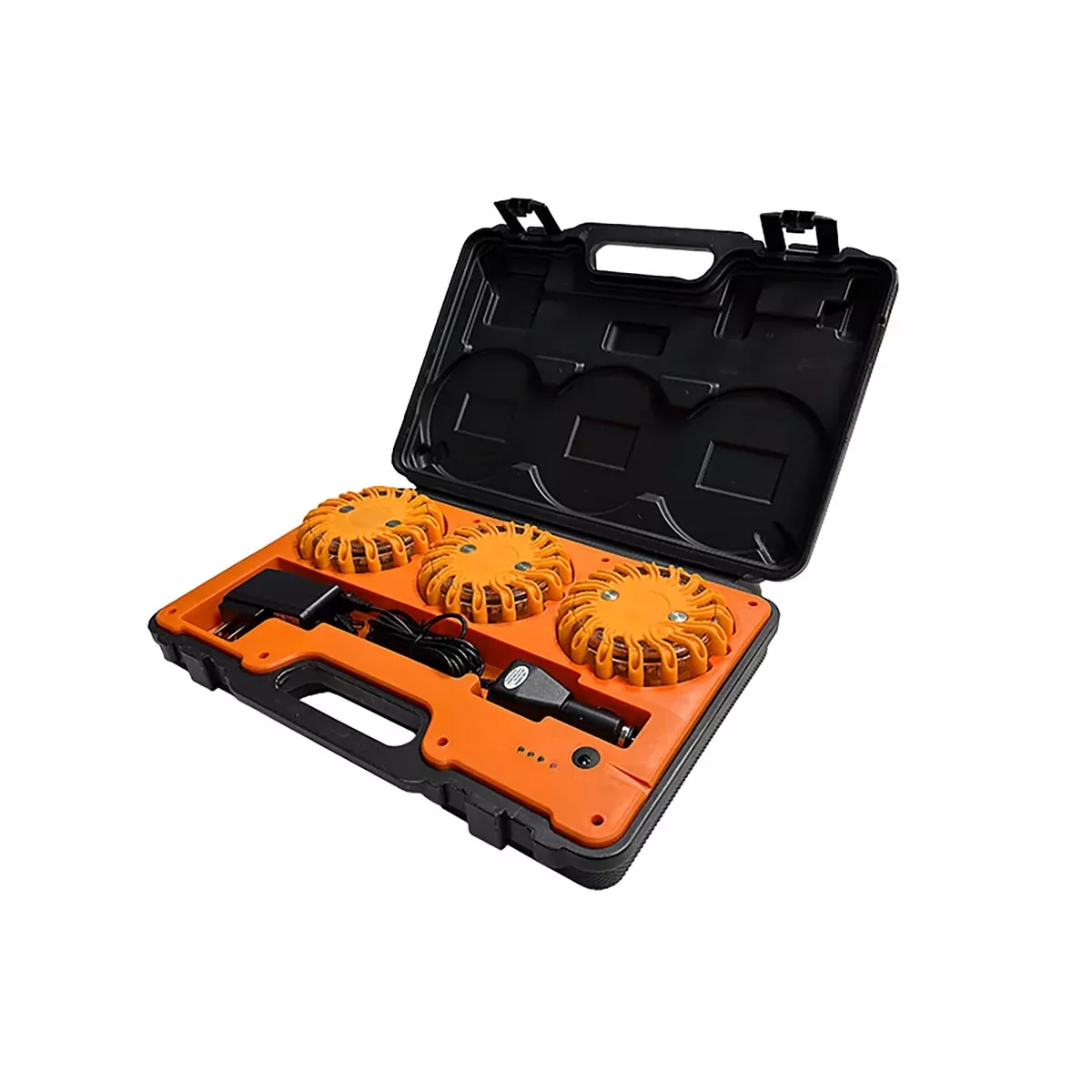 4" ROUND LED WARNING FLARE KIT - MAGNETIC MOUNT-EF03K