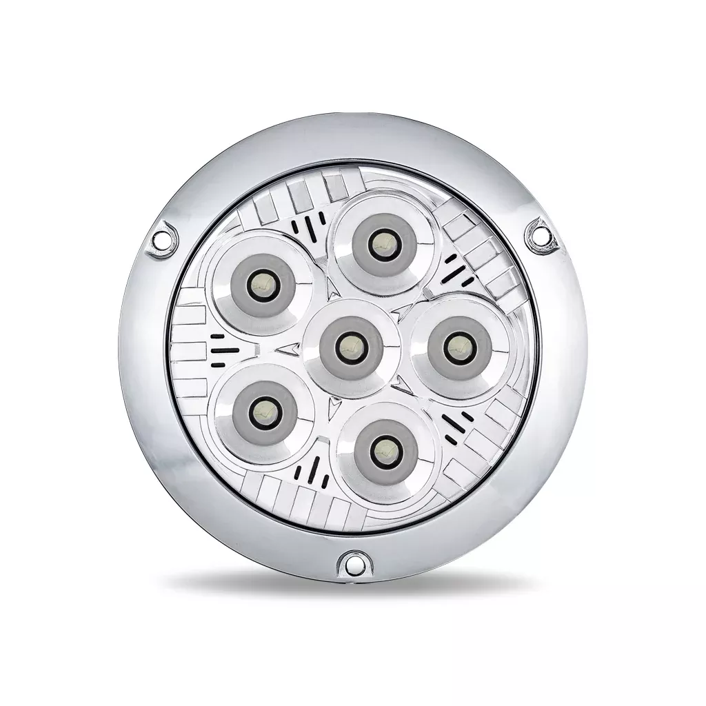 4" Round Legacy Series Flange Mount LED Work Light with Spot Beam