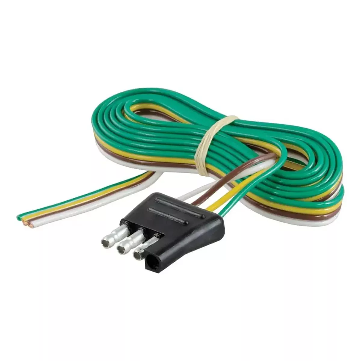 4-Way Flat Connector Plug with 48" Wires (Trailer Side, Packaged)-58348