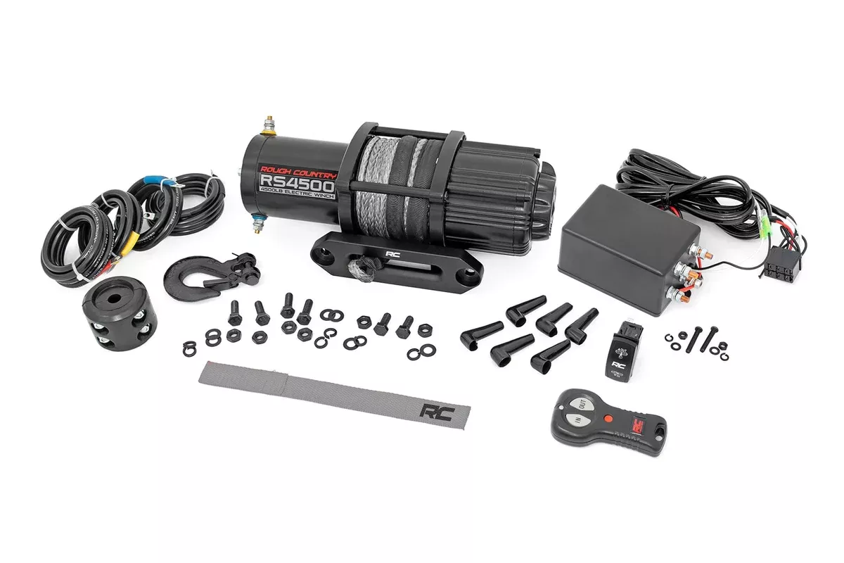 4500-LB Winch W/ Remote | UTV | Synthetic Rope-RS4500SA