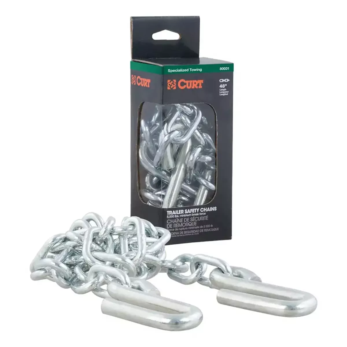 48" SAFETY CHAIN WITH 2 S-HOOKS-80031
