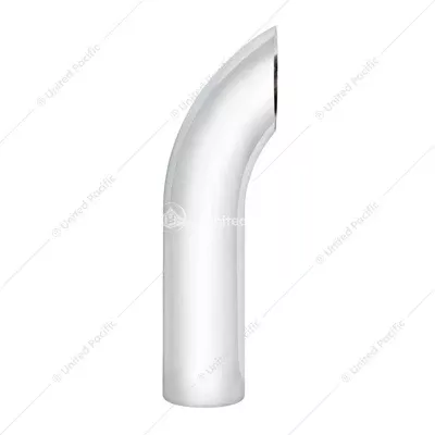 5" x 96" Curved Plain Bottom Exhaust