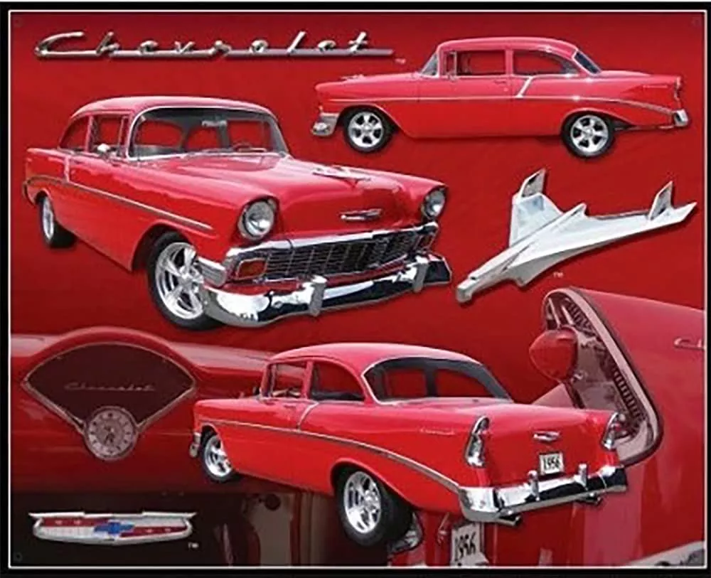 56 RED CHEVY-S98313