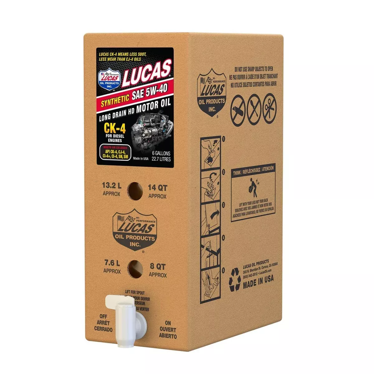 5W-40 SYNTHETIC ENGINE OIL 6G-18011
