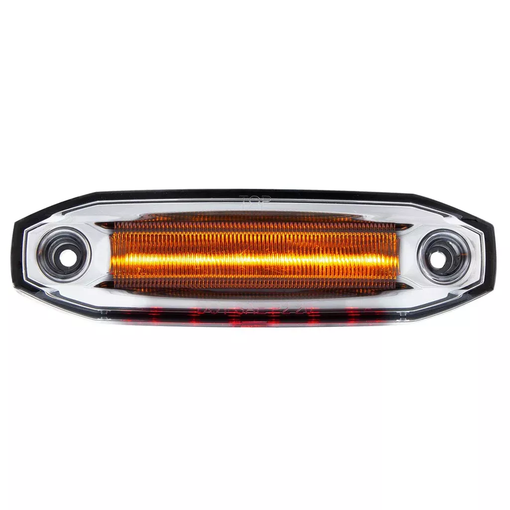 6 Amber LED Light (Clearance/Marker) With 6 Red LED Side Ditch Light