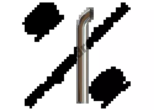 6" Chrome Turn Out 60" Straight Bottom