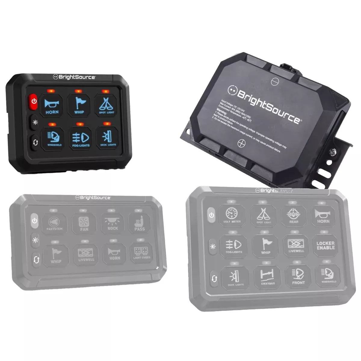 6 GANG MULTIFUNCTIONAL SWITCH KIT-73806