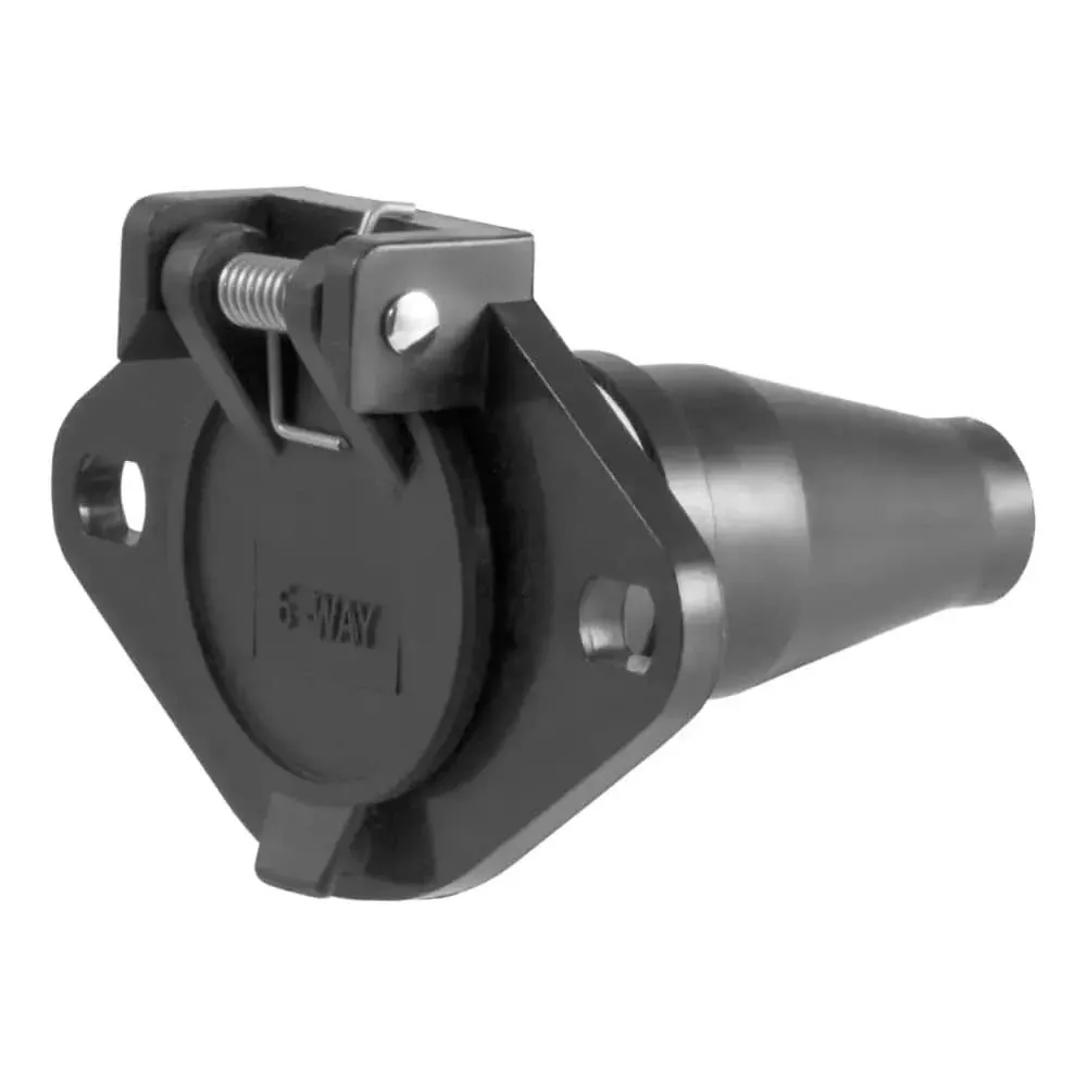 6-WAY ROUND CONNECTOR(VEHICLE SIDE)-58130