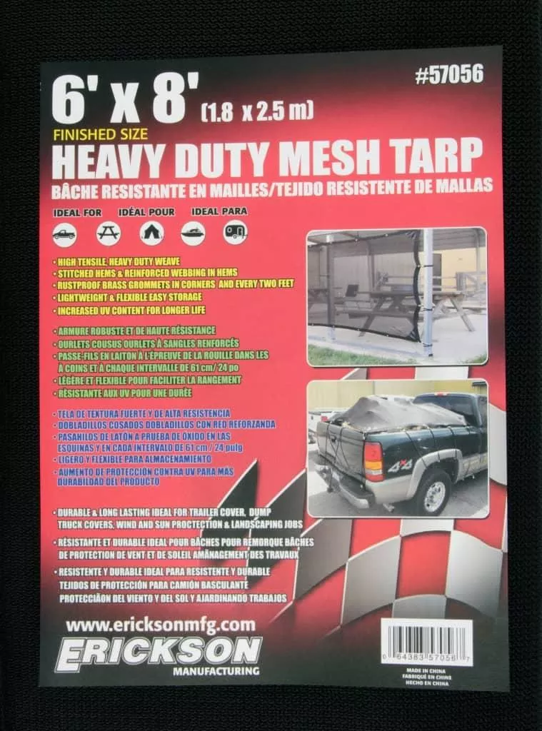 6'X8' WEATHER MESH TARP-57056