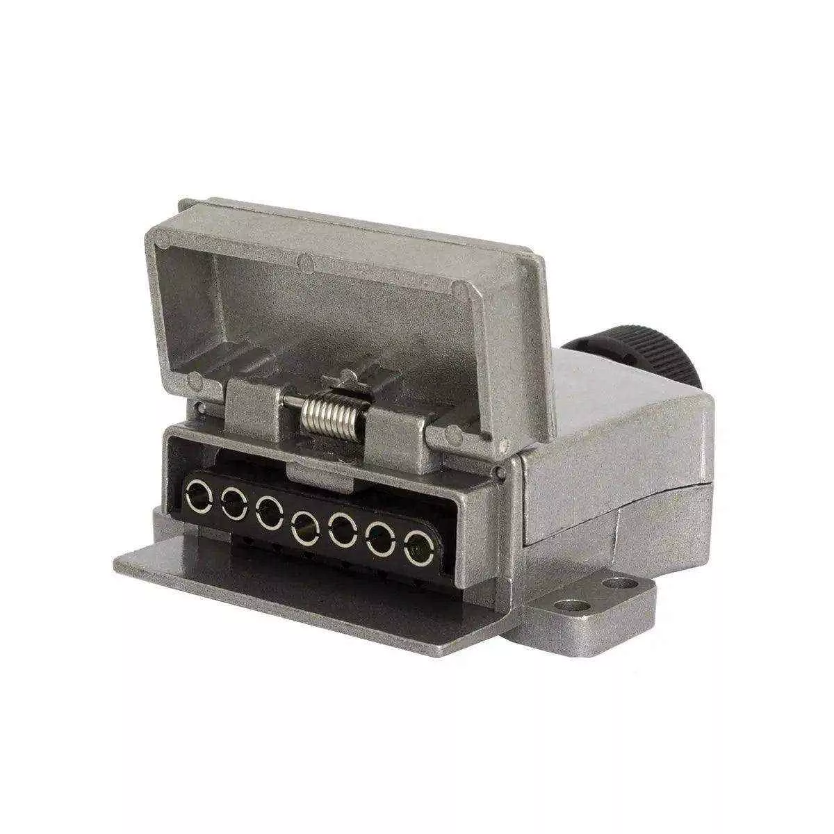 7 Pin Female Trailer Socket Metal Led