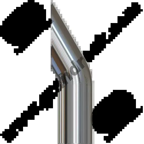 7" X 108" Chrome Aussie Style Exhaust Stack Straight OD Bottom