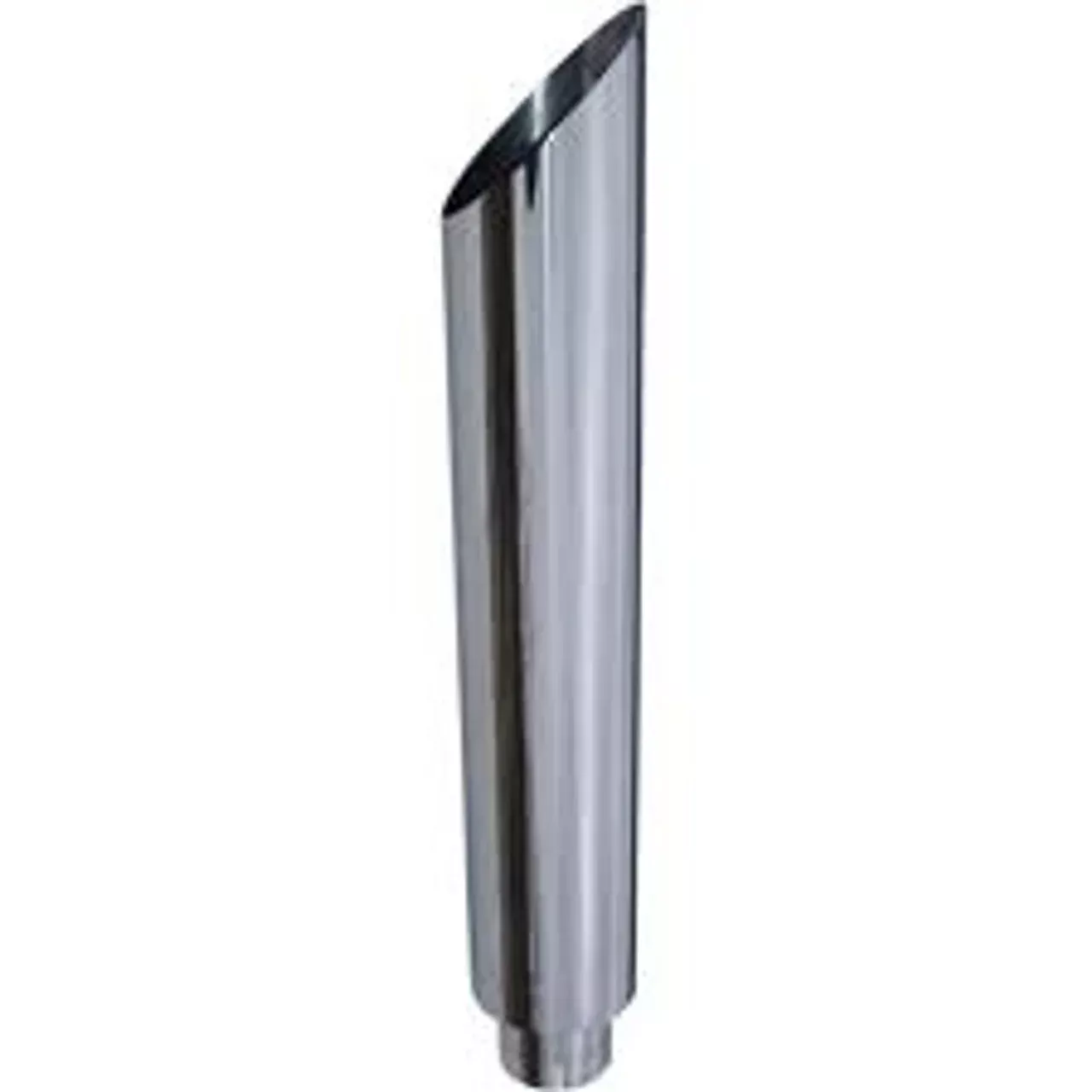 7" X 84" Reduced 5" Miter Exhaust Stack ID Chrome