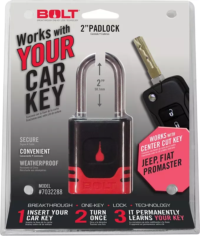 7032288 -BOLT Padlock Compatible with/Replacement for Jeep Center Cut