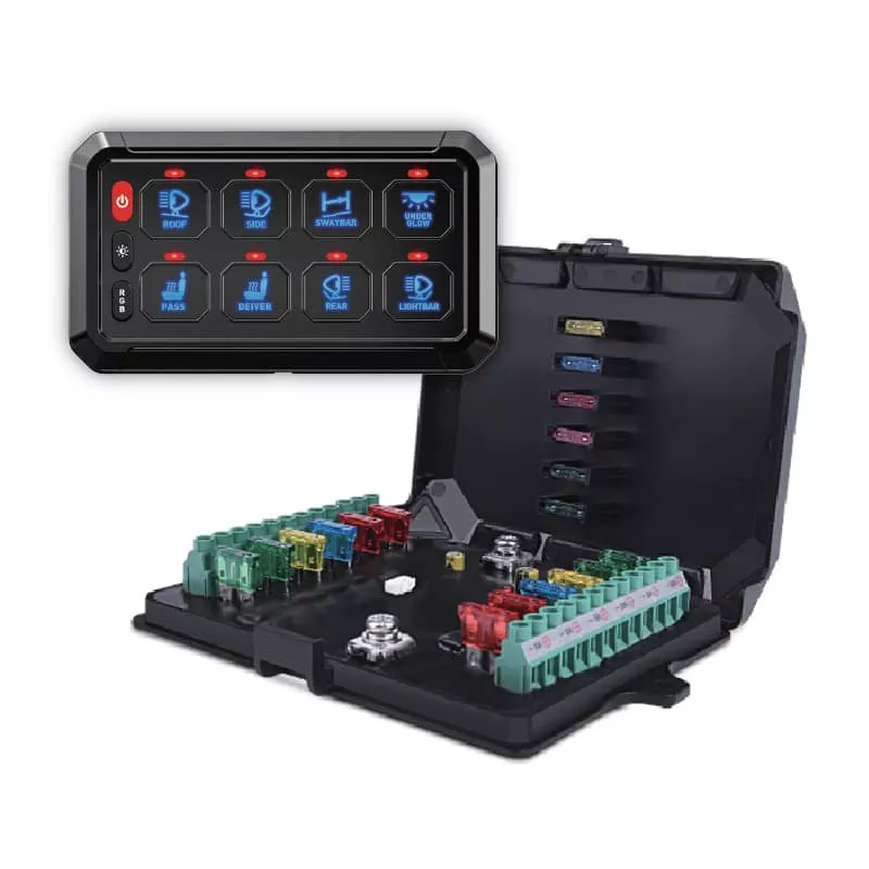 8-GANG SWITCH KIT W/ CIRCUIT BREAKER-SG800