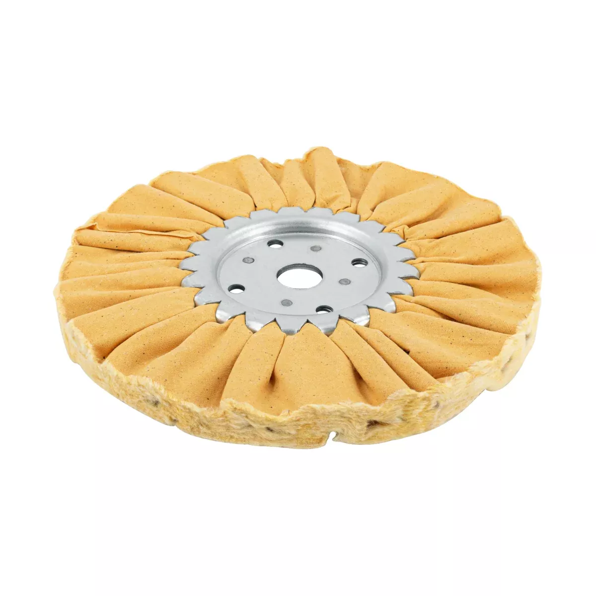 8" Yellow Treated Airway Buff - 3/4" Arbor