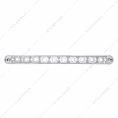 9" 10 LED Auxiliary Light Bar with Bezel