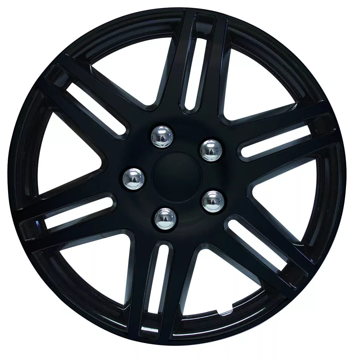 ABS WHEEL COVERS BLACK 15"-80-1415B