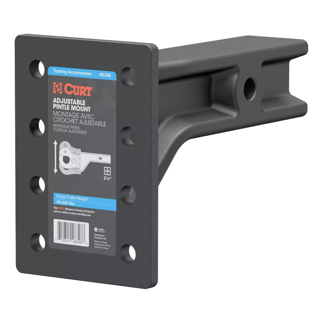 ADJUSTABLE PINTLE HOOK-48348
