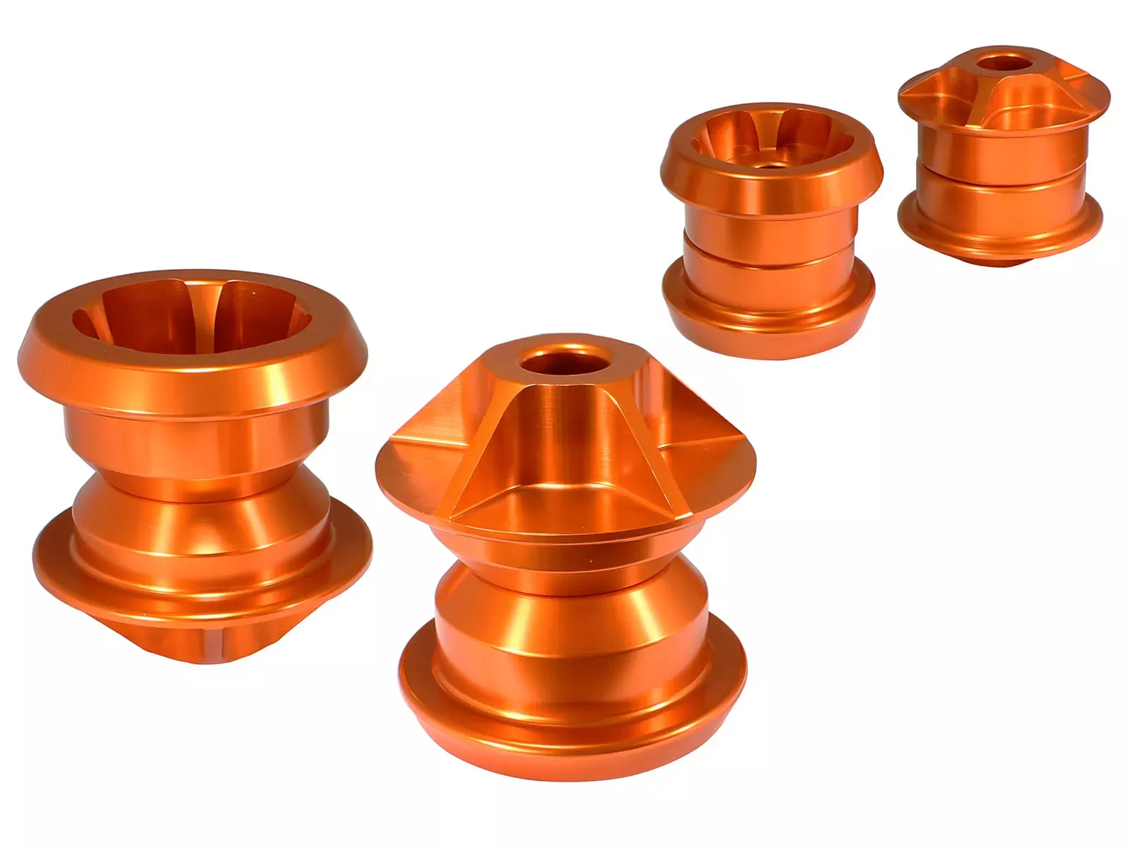 aFe Power 450-402001-N Orange Solid Rear Subframe Mount Set