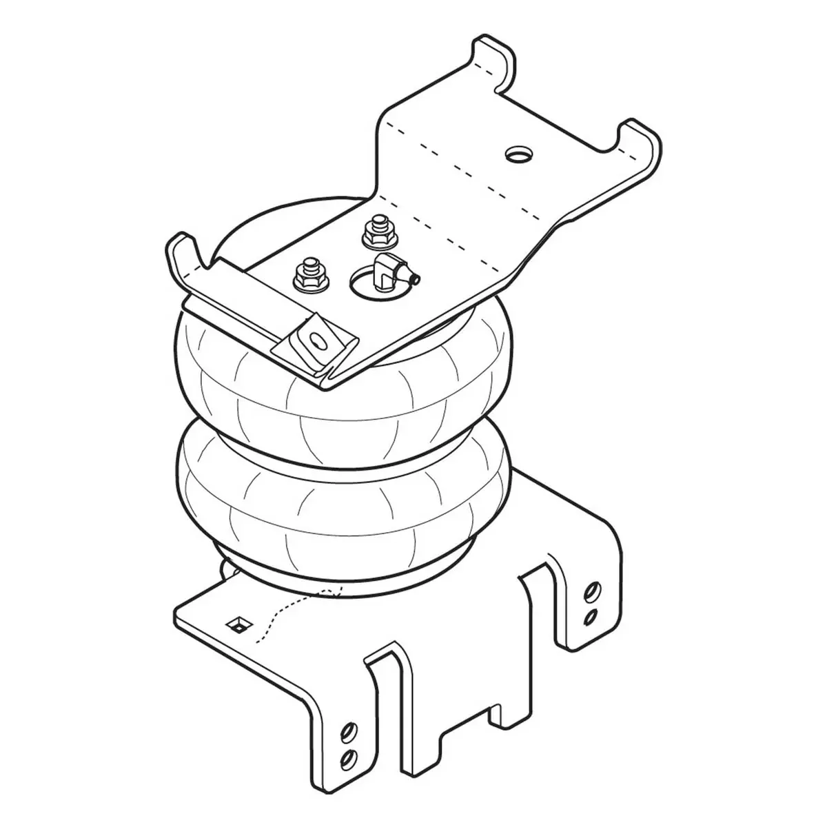 AIR SPRING KIT 04-15 TITAN 4X4-2355