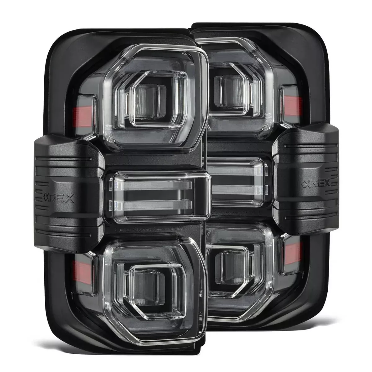 ALPHA-BLACK LED TAIL LGHTS 21-26 BRONCO-659010
