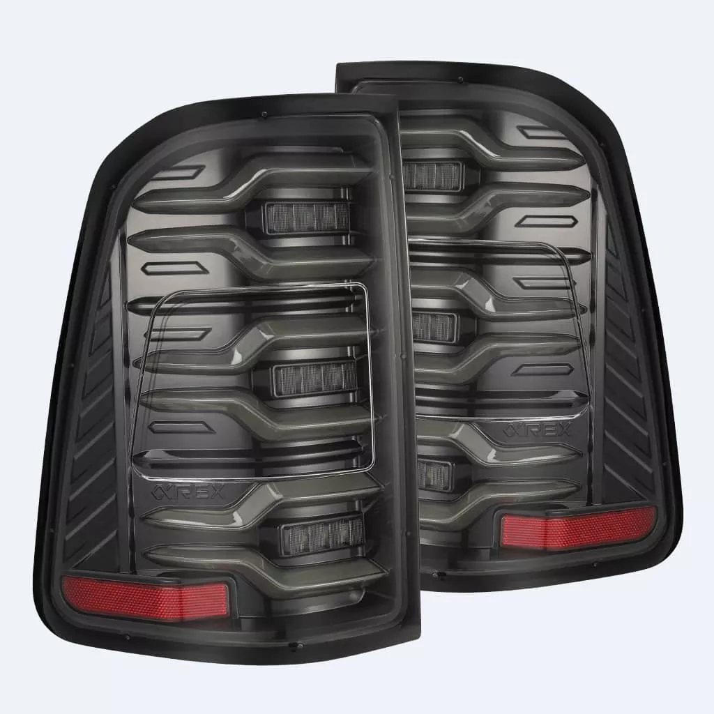 ALPHA BLACK LED TAIL LIGHTS 25-26 RAM 1500-640032