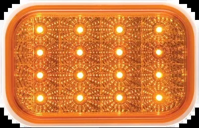 Amber Rectangular Marker Turn Signal