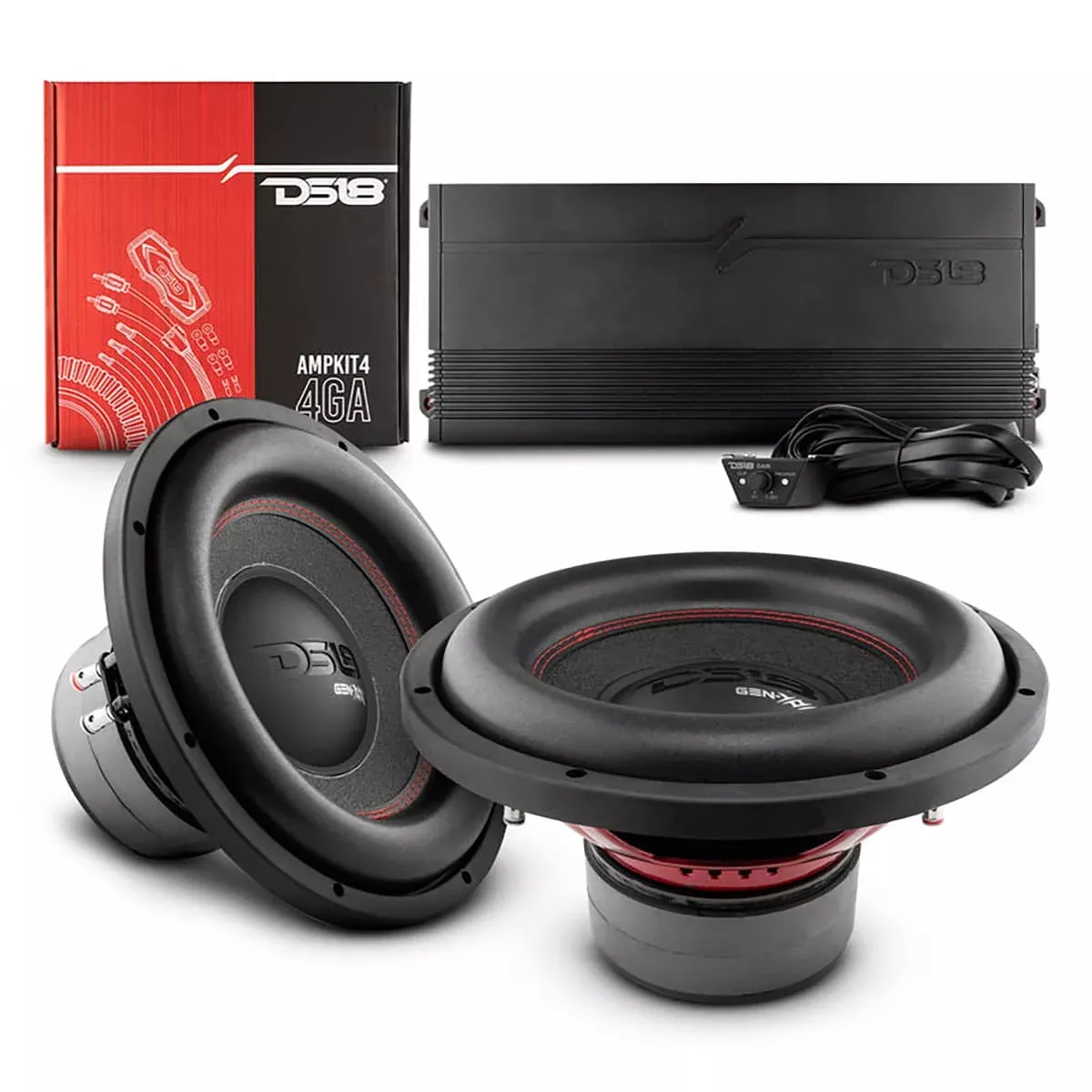 AUDIO BASS PACKAGE | DUAL 12” SUBWOOFER + MONOBLOCK AMPLIFIER-PKG-SUB2