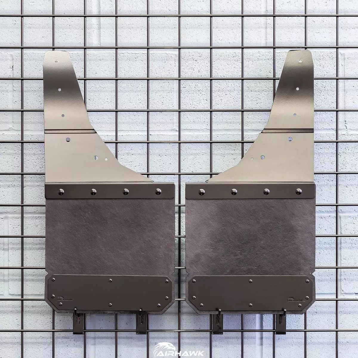 BLACK FRONT MUD FLAPS 17-26 S/DUTY-4250MF-BPC